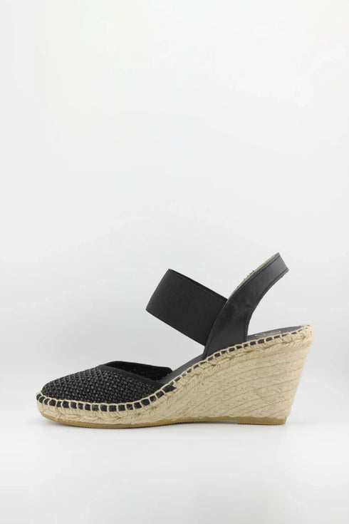 Juncal Aguirre Glitter Espadrille Wedge